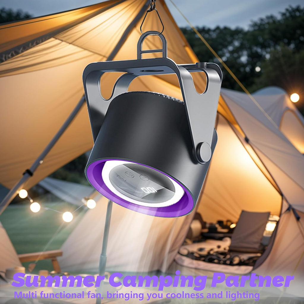 Small Desk Fans Quiet Wall Mounted Electric Fan Touch Control with High Compatibility Usb-Powered Adjustable 180°Tilt 100 Speeds Abiding Power Cooling Portable Fans for Home Office Bedroom Camping