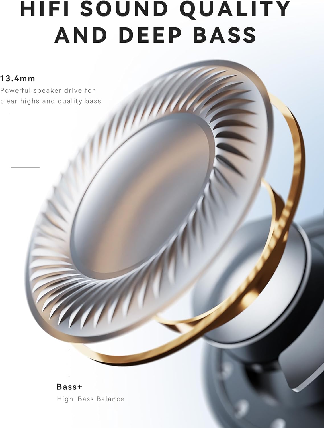 Glow-in-the-Dark Wireless Earbuds LP1 - Bluetooth 5.4, 32H Playback, Stereo Bass, Built-In Mic, with Charging Case for TV & Smartphone